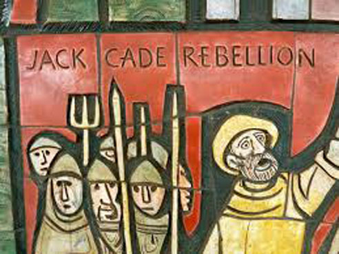 Depiction of Cade's Rebellion